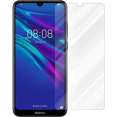 Afbeelding van Cadorabo Pantser film geschikt voor Huawei Y6 2019 in KRISTALHELDER Geharde (Tempered) display beschermglas 9H hardheid met 3D Touch (RETAIL PACKAGING)