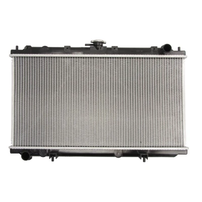 Afbeelding van THERMOTEC D71003TT Radiateur Aluminium, Kunststof voor voertuigen met/zonder airco 360 709 22 Handgeschakeld Koelribben gesoldeerd