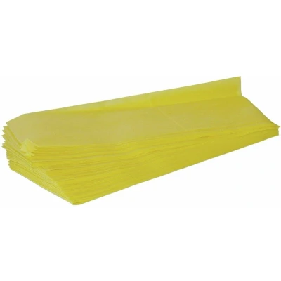 Afbeelding van Stofwisdoek polypropyleen 55 grams 25x60 cm geel 500 stuks