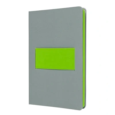 Afbeelding van Sigel notitieboek Linescape Neo formaat A5 met lijn lichtgrijs/lime SI LS201
