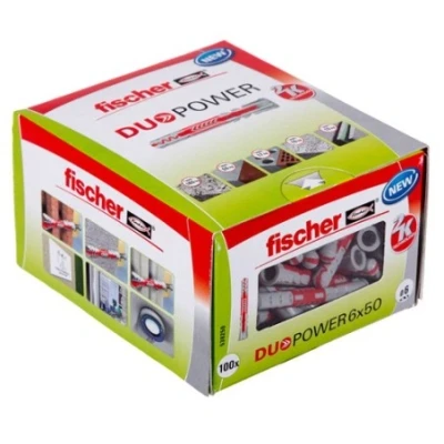 Afbeelding van Fischer plug duopower 6x50mm 100 stuks