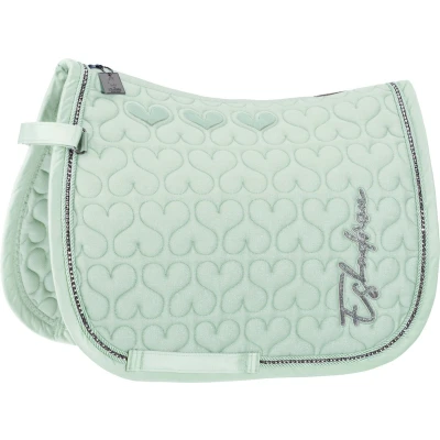Afbeelding van Eskadron Zadeldekje Classic Sports Cotton Glitter Crystal Shetty Powder Green XXS