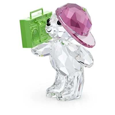 Afbeelding van Swarovski Kris Bear jaren 90 feestdecoratie meerkleurig kristal geïnspireerd op de uit Bears collectie