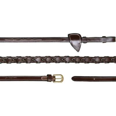 Afbeelding van Dyon Teugels Laced 1/2 Bruin Pony