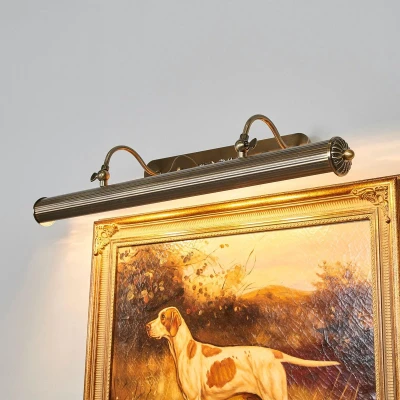Afbeelding van Lindby Wandlamp 4lichts metaal H: 20 cm E14 oud messing