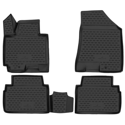 Afbeelding van WALSER XTR 75209 Vloermatset Rubber Voor Zwart Op maat gemaakt