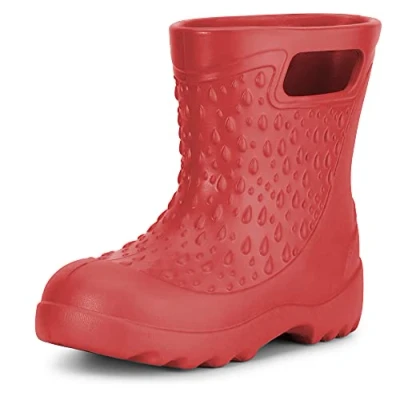 Afbeelding van Ladeheid Kinder Regenlaarzen Gevoerd en Waterdicht Vederlicht EVA LA DW KidsSpring Rood 1841 34/35