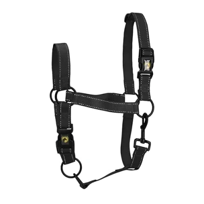 Afbeelding van Excellent Horse Premium Halster M Pony Zwart