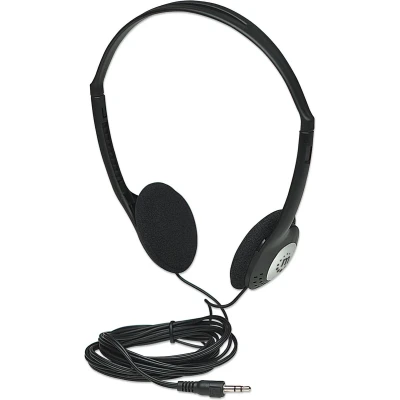 Afbeelding van Manhattan Stereo Kopfhörer On Ear koptelefoon Kabel Zwart