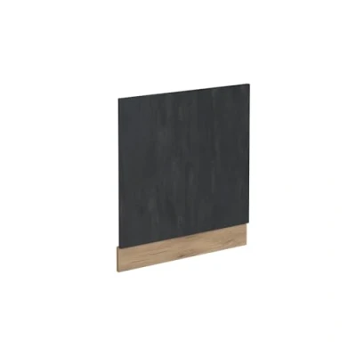 Afbeelding van Vicco Frontpaneel R Line, Zwart beton/Krachtige eik goud, 60 cm zonder werkblad