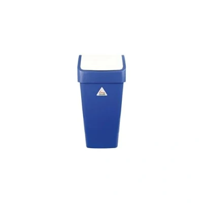 Afbeelding van Afvalbak Met Schommeldeksel Blauw Scott Young CC082 Horeca &amp; Professioneel