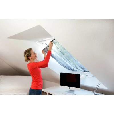 Afbeelding van tesa COMFORT Vliegenhor voor dakraam UV lamp (b x h) 1200 mm 1400 Wit 1 stuk(s)