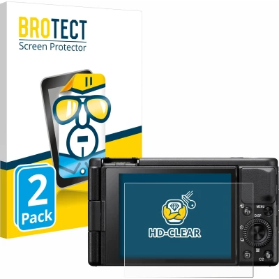 Afbeelding van BROTECT Screenprotector voor Sony ZV 1A Folie Beschermfolie transparant (2 Stuks)