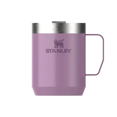 Afbeelding van Stanley Classic Legendary Camp Thermosbeker, 0,23 l, houdt 1 uur warm, 2 koud, vaatwasmachinebestendig, BPA vrij, thermoskan, koffiemok, thermobeker, lila glanzend