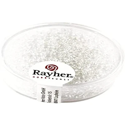 Afbeelding van Rayher 1406037 Rocailles parels 2 mm transparant