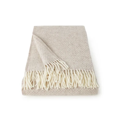 Afbeelding van Klippan Preppy Plaid Van Lamswol 130 X 200 Cm Beige