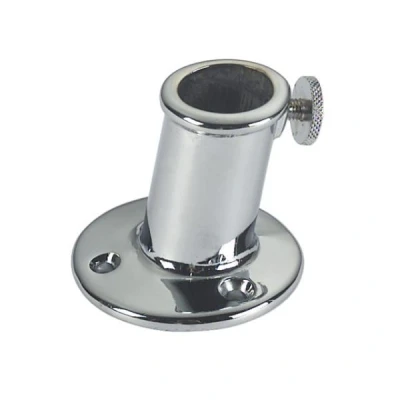 Afbeelding van Onde Vlaggenstokhouder Messing Verchroomd 25mm