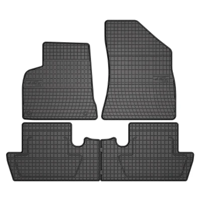 Afbeelding van FROGUM 0641 Vloermatset Rubber voor en achter 4 Zwart Op maat gemaakt PEUGEOT: 5008 I