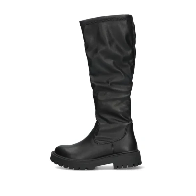 Afbeelding van MEXX Kids XX825594 789 Meisjes Biker Boots Zwart Imitatieleer Geen Sluiting