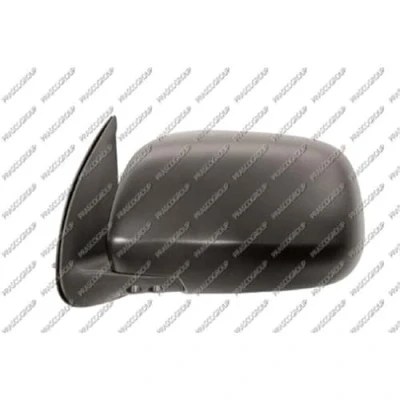Afbeelding van Buitenspiegel Prasco TY8187024 Links zwart voor manuele spiegelverstelling, Bol vormig, niet getint TOYOTA: HILUX 3 Pick up