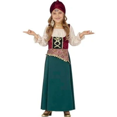Afbeelding van Fiestas Guirca Kostuum Gipsy Medium (10 12 jaar)