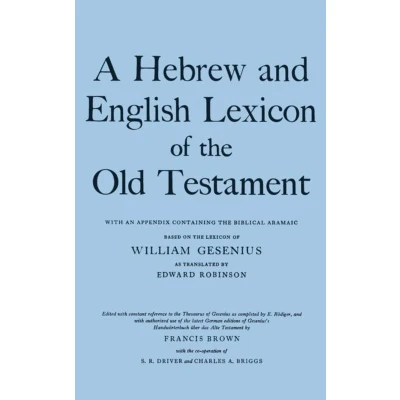 Afbeelding van Hebrew and English Lexicon of the Old Testament