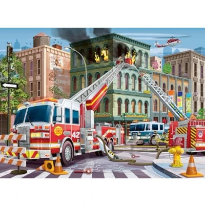 Image de Puzzle 100 pièces Ravensburger Machines forestières