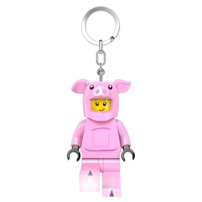 Afbeelding van Dungeons &amp; Dragons, Sleutelhanger, LEGO Minifigures Schlüsselanhänger mit Leuchtfunktion Piggy Guy 8 cm