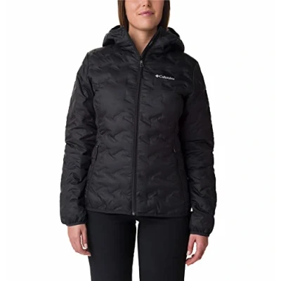 Afbeelding van Columbia Delta RIDGE Hooded Jacket Gewatteerde jas, Dames, Maat: Medium, Black