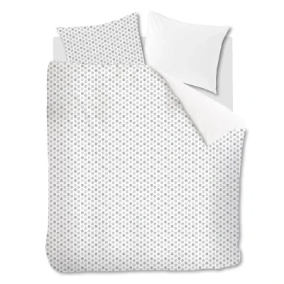 Afbeelding van Snoozing Jari Dekbedovertrek Tweepersoons 200x200/220 cm Grey