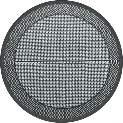 Afbeelding van Buitenkleed Ø120 cm polypropeen grijs