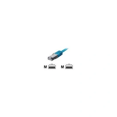 Image de equip Cordon de raccordement RJ 45 (M) pour 25 cm Paire torsadée blindée (SSTP) CAT 6 sans halogène, moulé, bloqué bleu