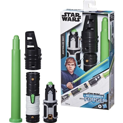 Afbeelding van Star Wars Lightsaber Forge Luke Skywalker, personaliseerbaar groen lichtzwaard, speelgoed voor kinderen