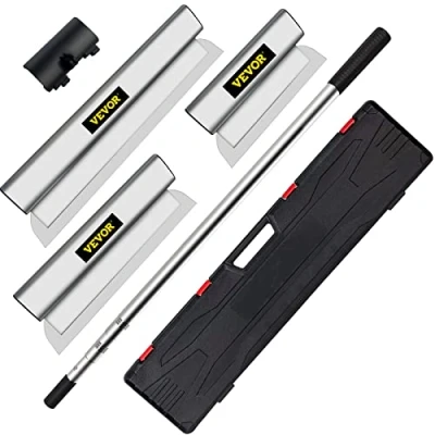 Image de VEVOR Lame d&#039;Écumage à Lisser Kit 25/40/60 cm Spatule avec Poignée