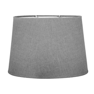 Afbeelding van Sema 97122 Lampenkap ovaal textuur/stof lichtgrijs