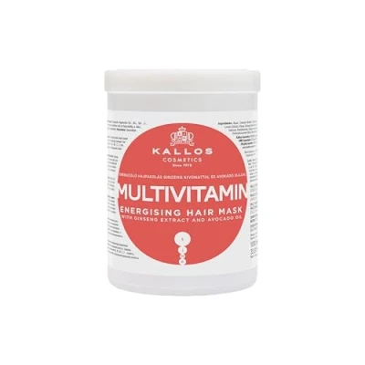Afbeelding van Kallos Multivitamin with Ginseng Extract and Avocado Hair Mask 1000ml