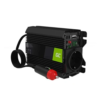 Afbeelding van GREEN CELL 12V PRO Voltage Auto Omvormer naar 220V/230V, 150W(continu) Gemodificeerde sinusgolf