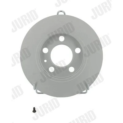 Afbeelding van JURID 562177JC Remschijf 239 9 5 100 volledig Gecoat Met schroeven VOLKSWAGEN: Golf 4, 4 Variant, Bora Saloon, AUDI: A3 Hatchback, TT Coupe