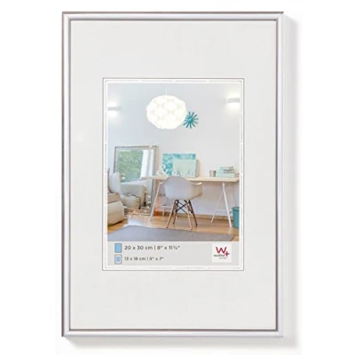 Afbeelding van walther design KV684S New Lifestyle kunststof lijst, 59,4 x 84 cm, zilverkleurig, 1 stuk