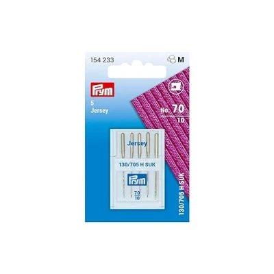 Afbeelding van Prym Consumer Europe GmbH 154233 speciale naalden voor naaimachines 130/705 &quot;Jersey&quot;, 70, staal, zilver, één maat