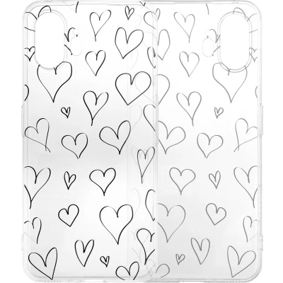 Afbeelding van iMoshion hoesje Geschikt voor Nothing Phone (2) Siliconen Design Meerkleurig / Heart