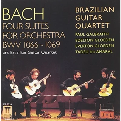Afbeelding van Bach: Four Suites for Orchestra / Brazilian Guitar Quartet