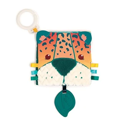 Afbeelding van LUDI Jungle activiteitenboek Met 7 sensorische activiteiten Vanaf 3 maanden Baby Awakening Ontwikkelt Ontdekking, Aanraking &amp; Welzijn Zachte materialen Verschillende texturen +