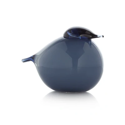 Afbeelding van Iittala Kuulas Vogel Van Glas 9 Cm Donkerblauw