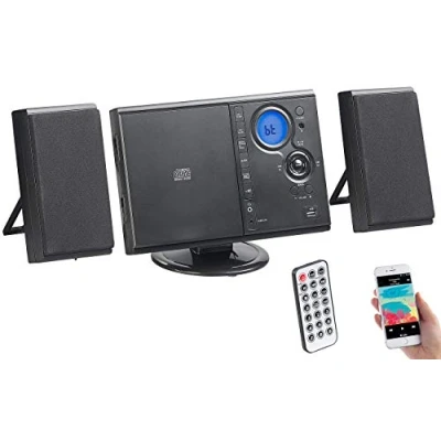 Afbeelding van Compacte verticale stereo installatie van 10 W met bluetooth / FM CD MP3 AUX MSX 500 [Auvisio]
