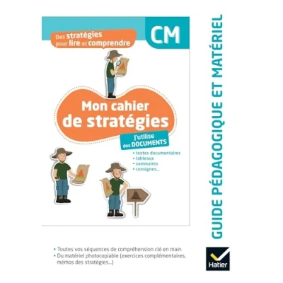 Afbeelding van DES STRATEGIES POUR LIRE ET COMPRENDRE CM GUIDE PEDAGOGIQUE
