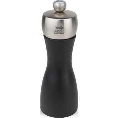 Afbeelding van Peugeot 17149 Fidji Zoutmolen 15 Cm Zwart Mat/inox