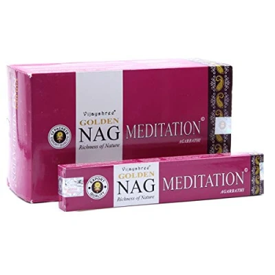 Afbeelding van Satya Wierook Golden Nag Meditation (15 gram)