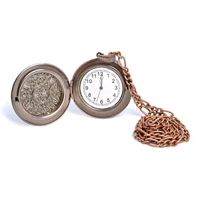 Afbeelding van Bristol Novelty BA778 Steampunk zakhorloge voor heren, Eén maat, Bruin, One Size, brons