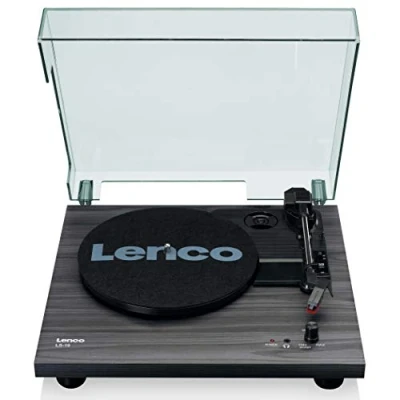 Afbeelding van Lenco LS 10BK Platenspeler met ingebouwde speakers Zwart Black